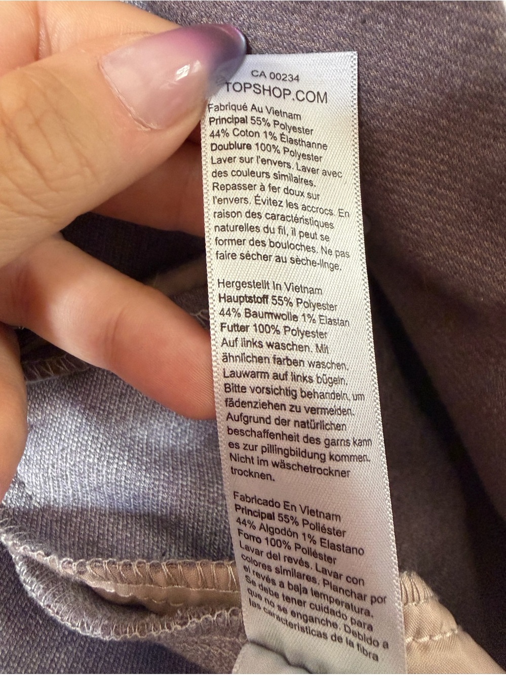 Topshop taupe knitted‎ blazer size 12 - Picture 5 of 7